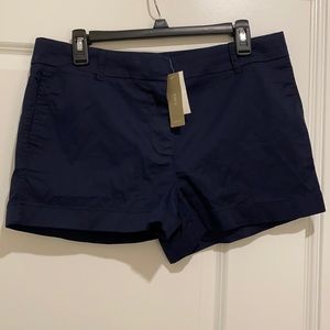 J.Crew Navy chino shorts